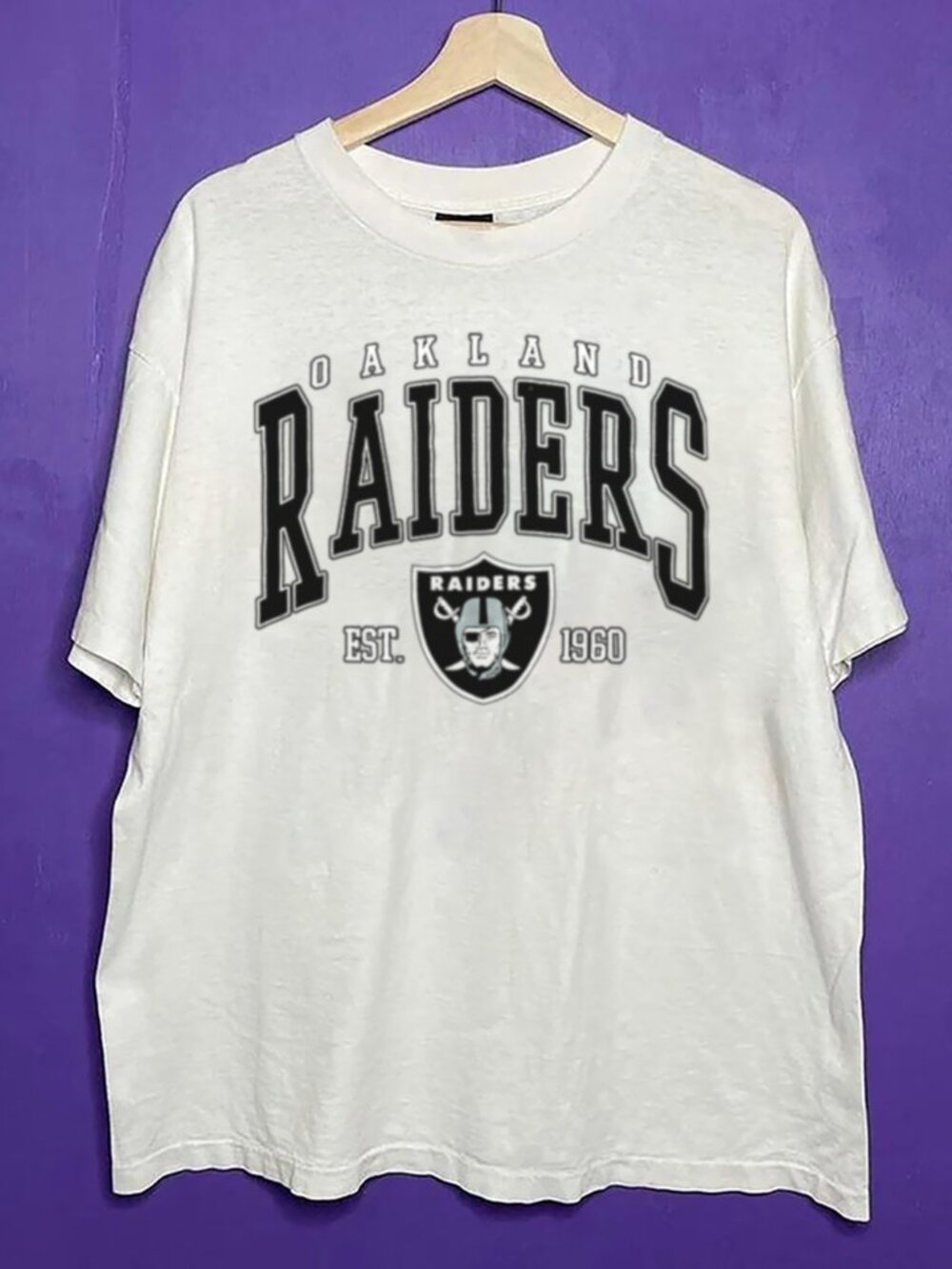 Vintage Oakland Raiders Style Shirt, Retro NFL Raiders Football Unisex Shirt Tee